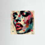 Lick of Color als rahmenlose Wandkunst