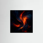 Lumen Stream als rahmenlose Wandkunst