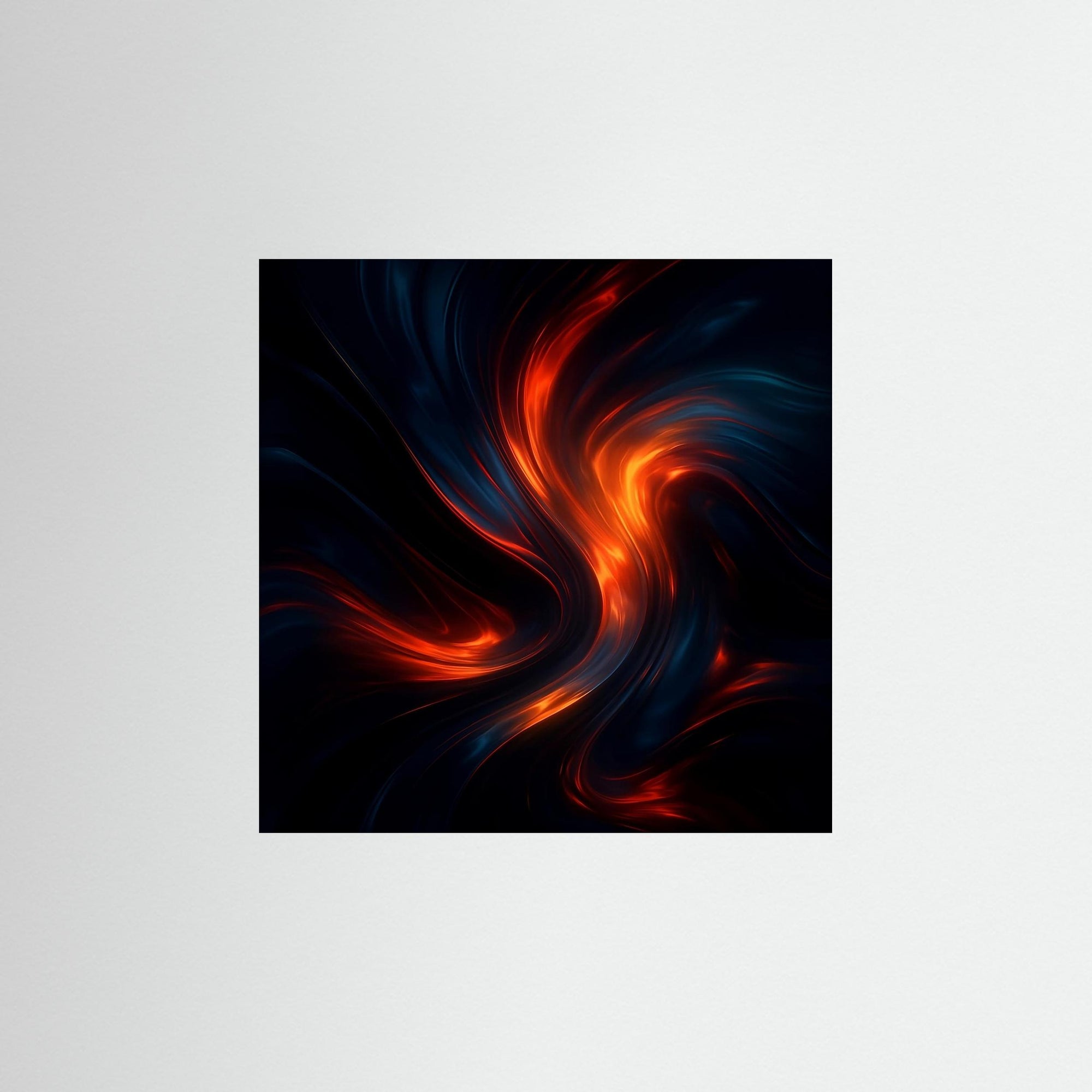 Lumen Stream als rahmenlose Wandkunst