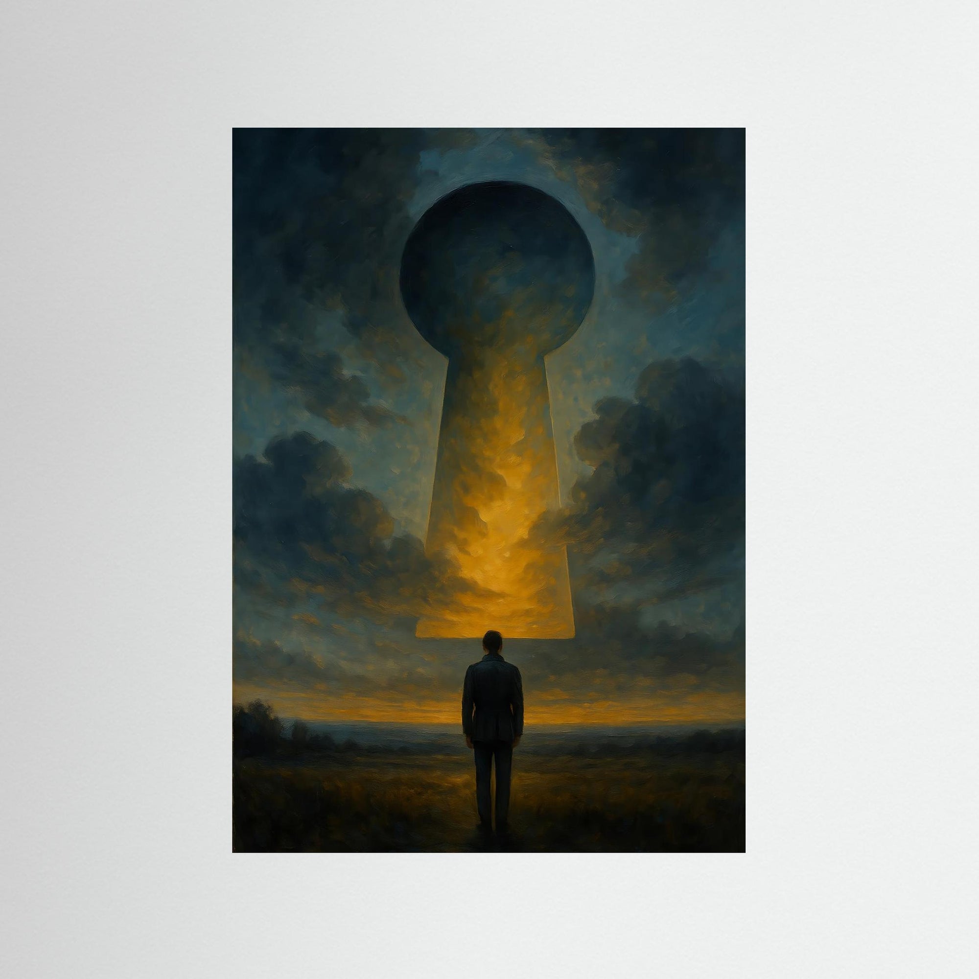 Golden Gateway – AI Art (Print)