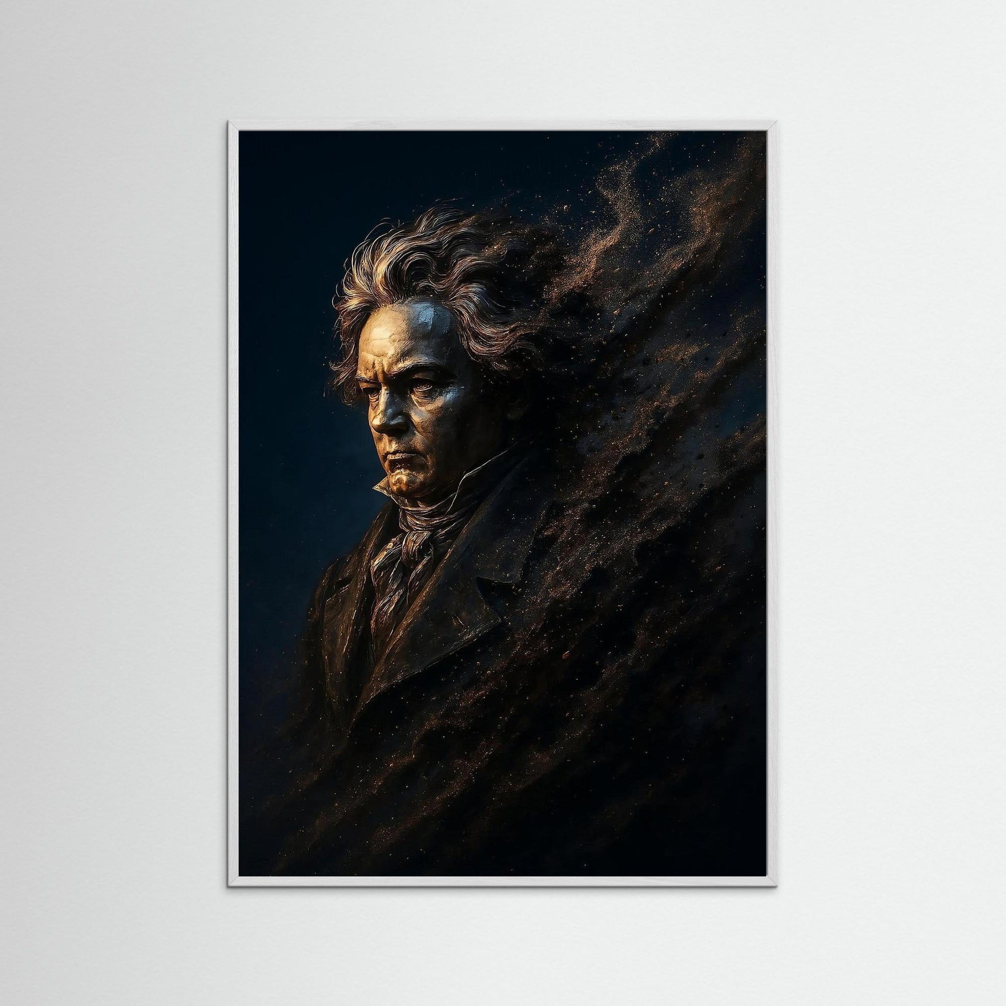 Maestro of Storms als Kunstdruck mit weißem Echtholzrahmen
