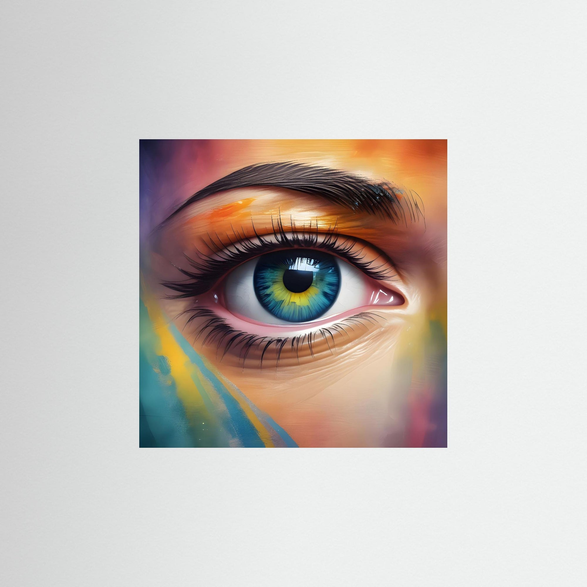 Magic Eyes als rahmenlose Wandkunst