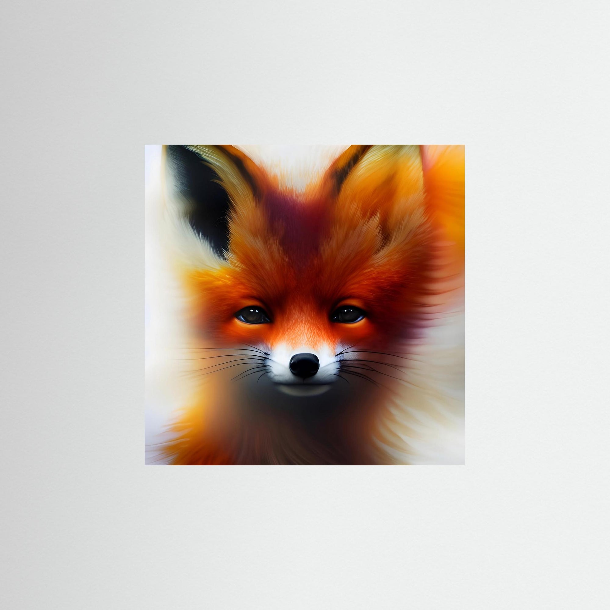 Magic Fox als rahmenlose Wandkunst