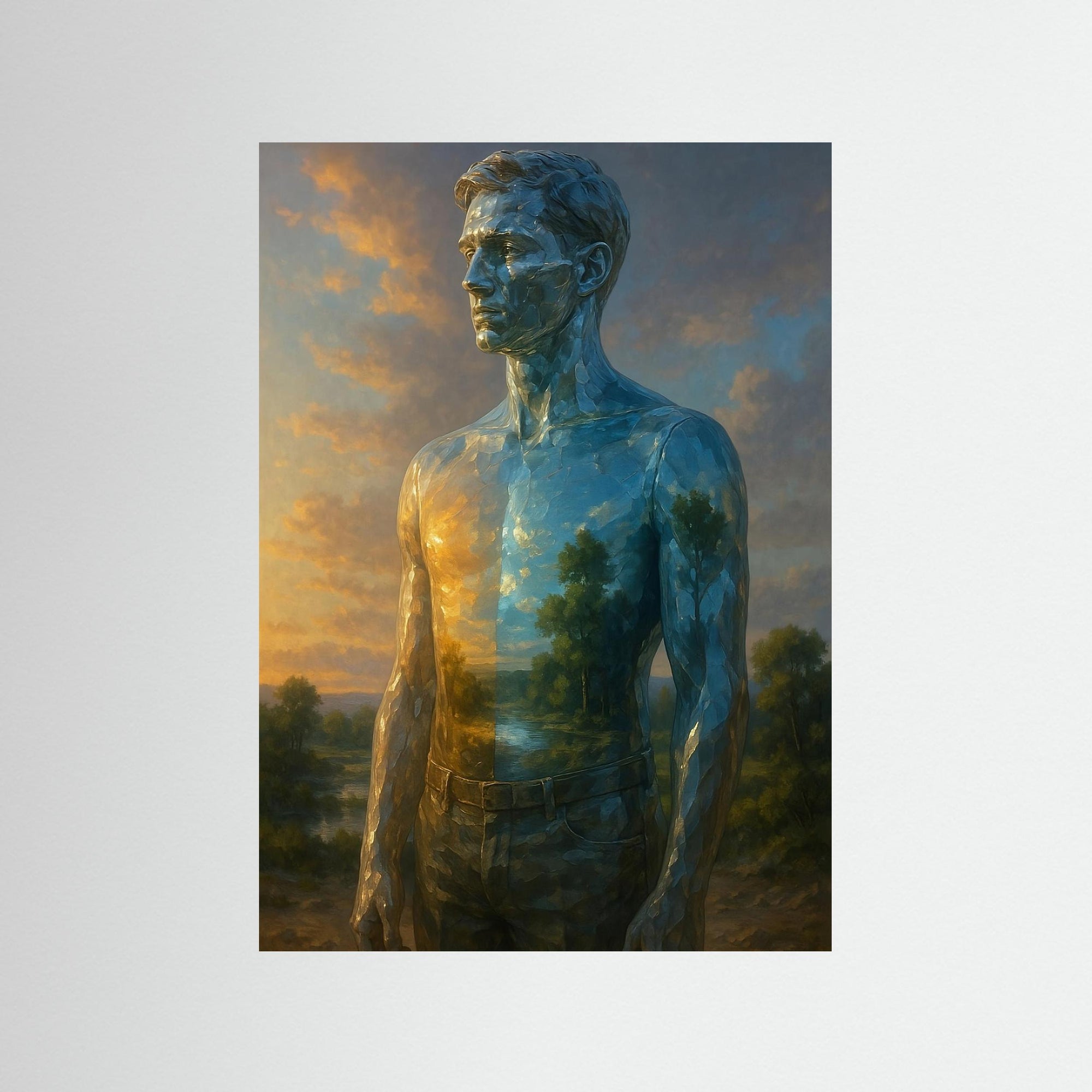 Man of the Horizon als rahmenlose Wandkunst
