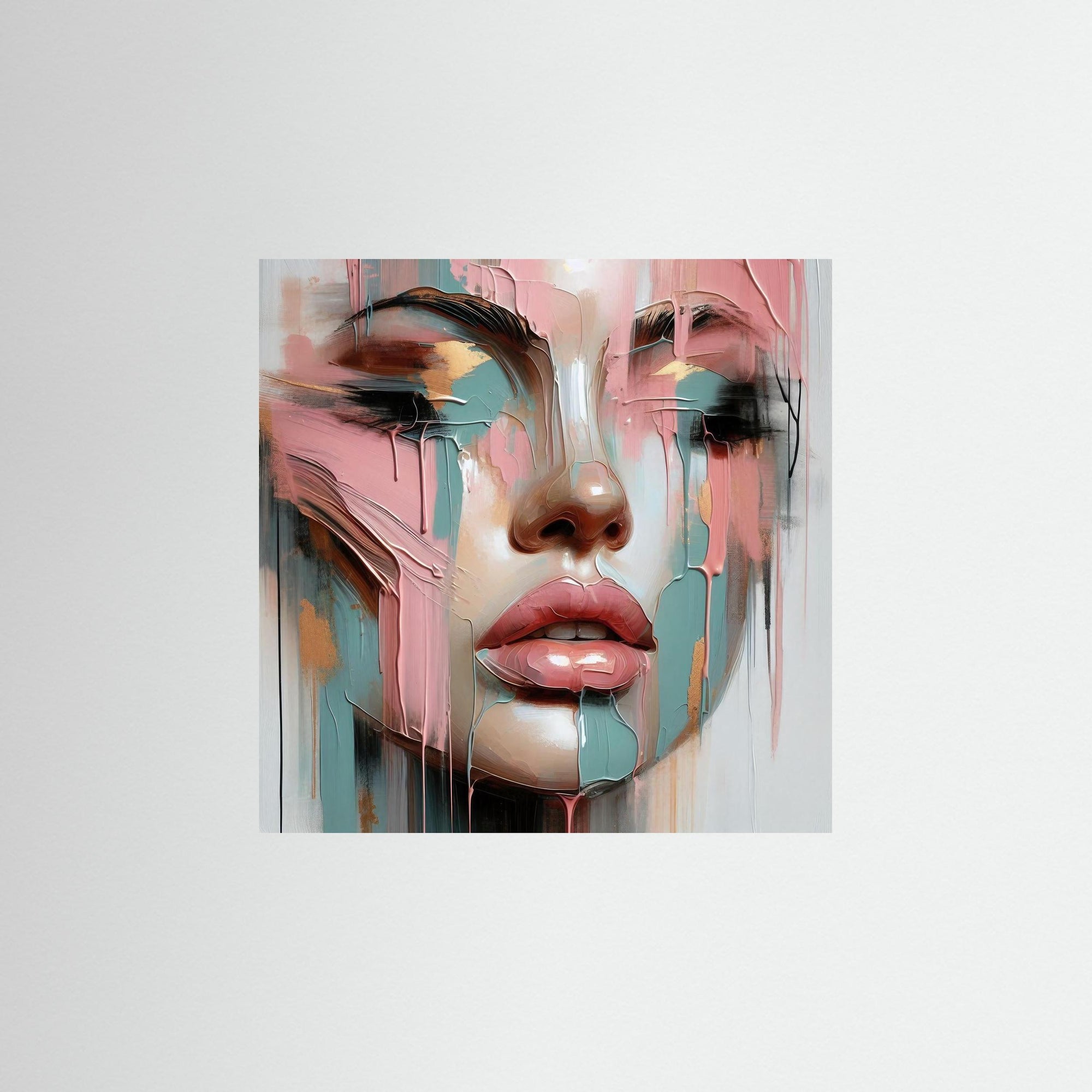 Melted Beauty als rahmenlose Wandkunst