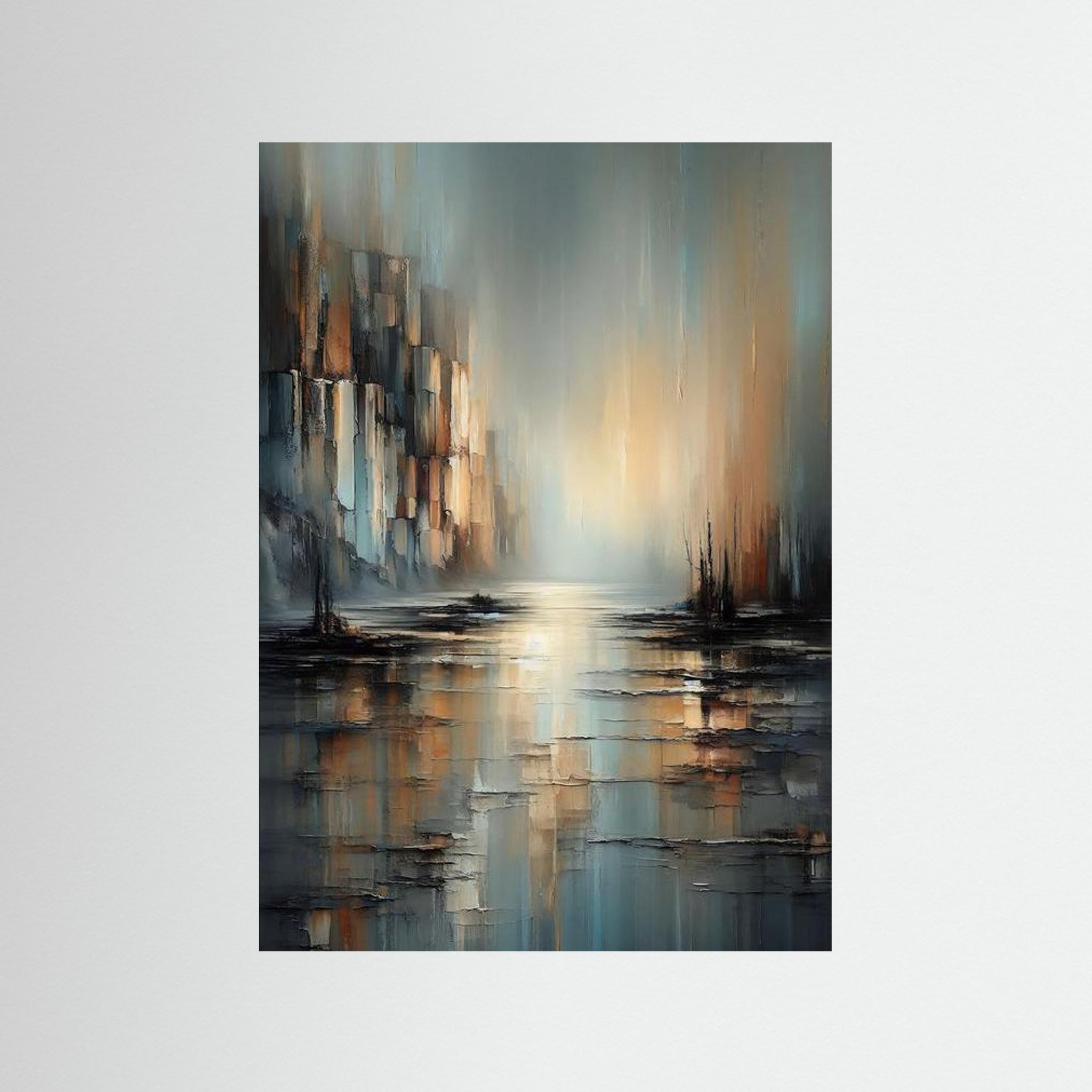 Mirror of Calm als rahmenlose Wandkunst