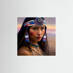 Native American als rahmenlose Wandkunst