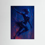 Neon Grace als rahmenlose Wandkunst
