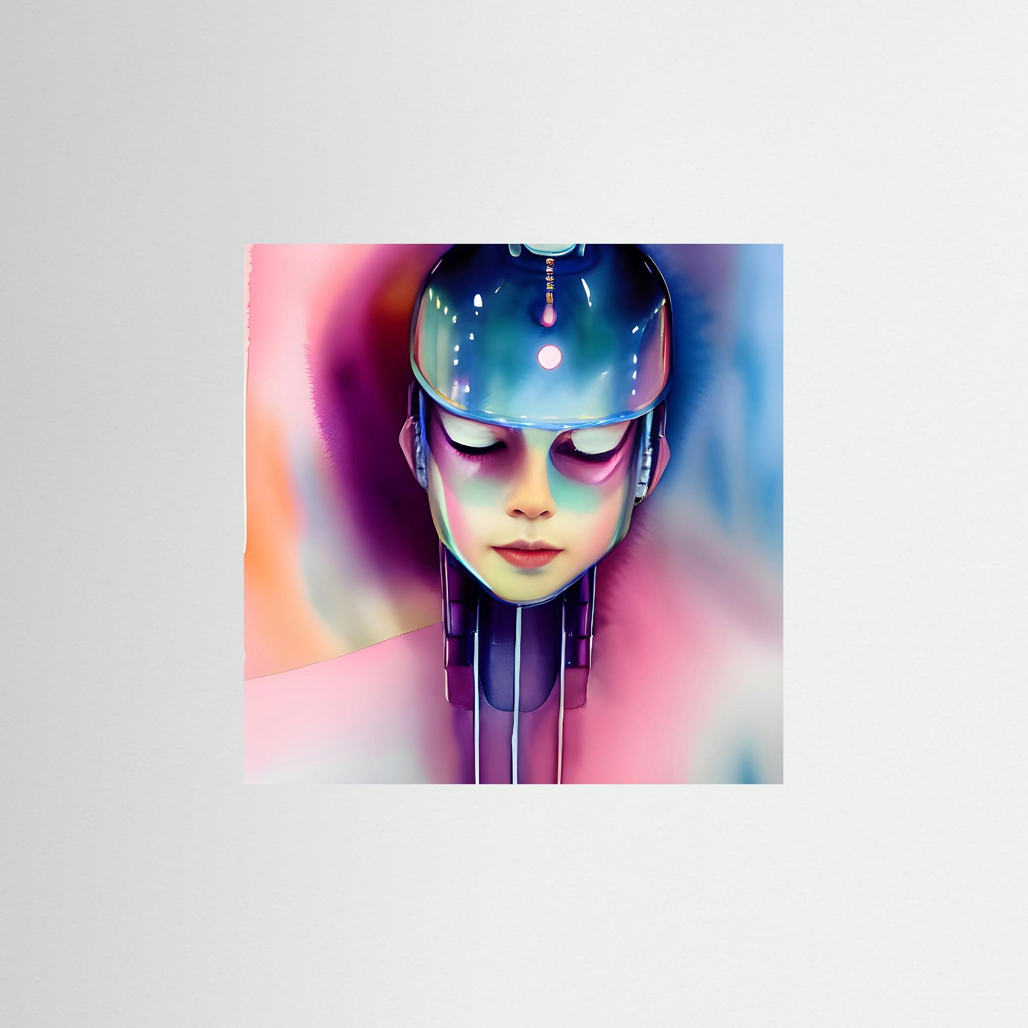 Neon Soul als rahmenlose Wandkunst