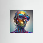 Neurochrome als rahmenlose Wandkunst