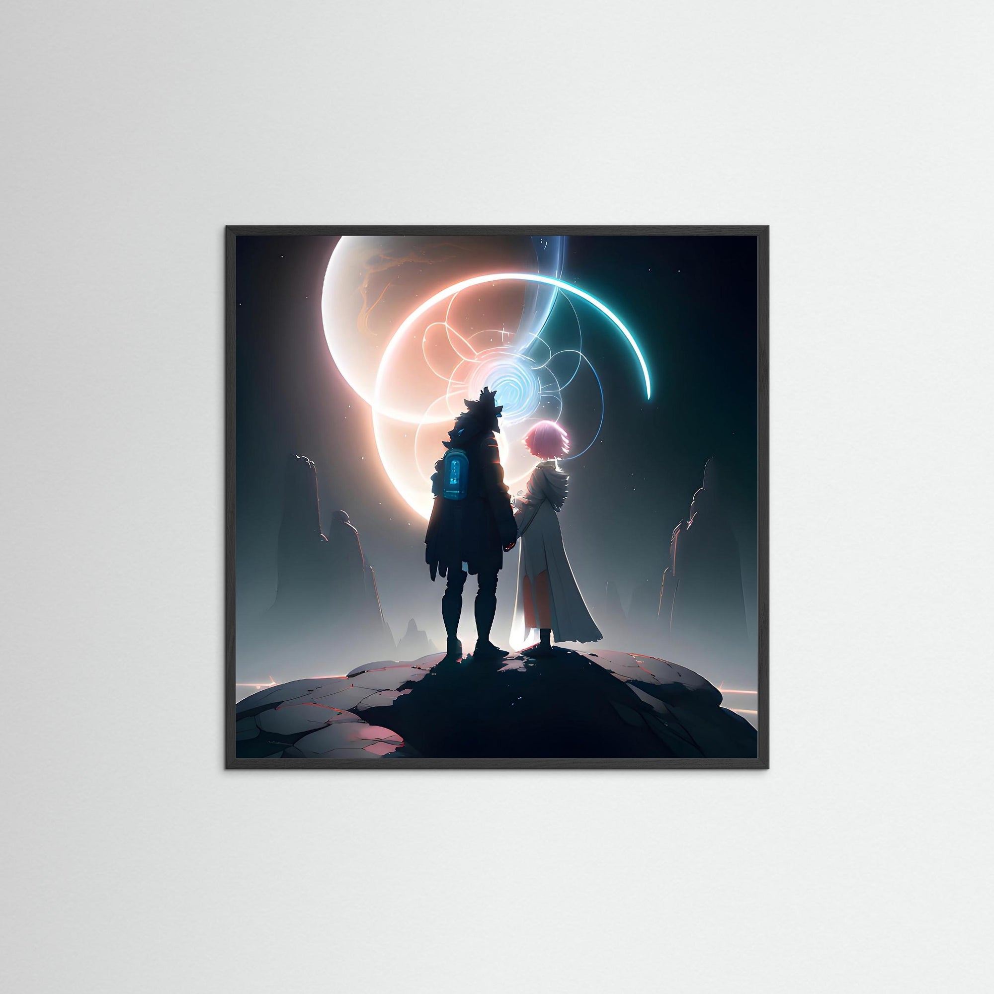 Portal of Two Souls – AI Art (Print)