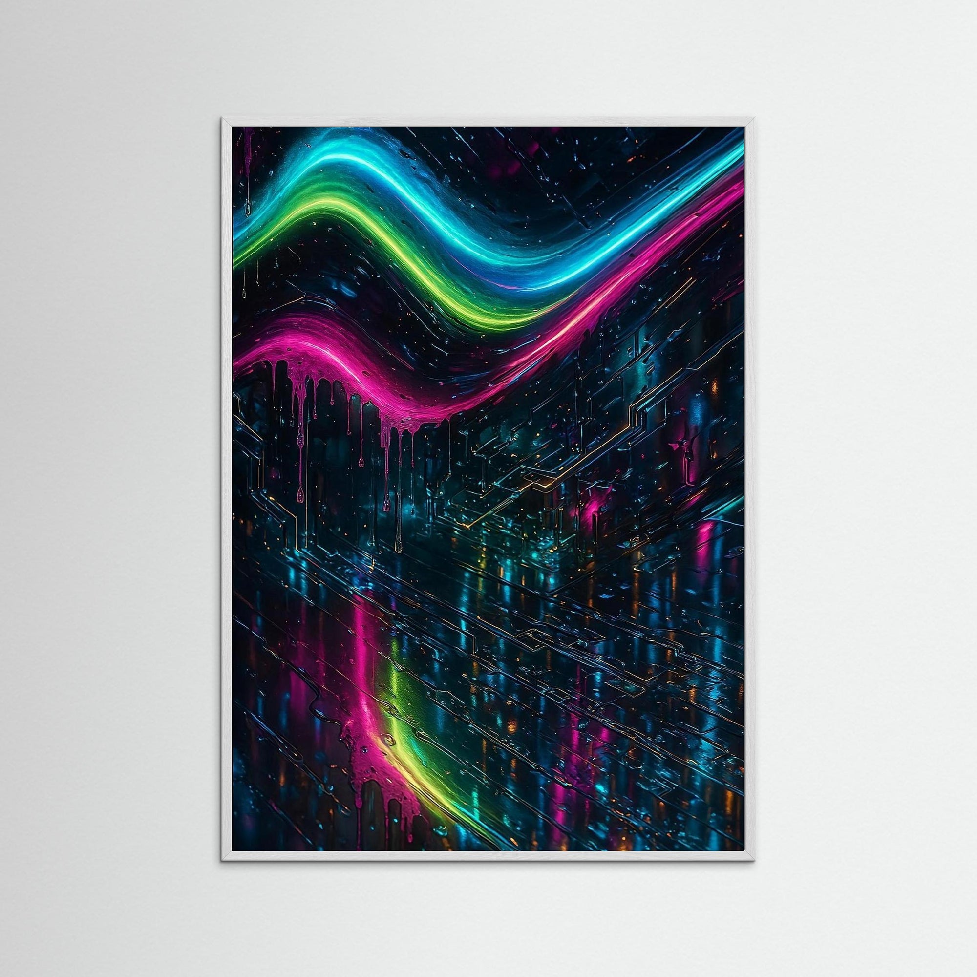 Digital Tide – AI Art (Print)