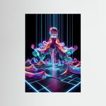 Pulsewave Princess als rahmenlose Wandkunst