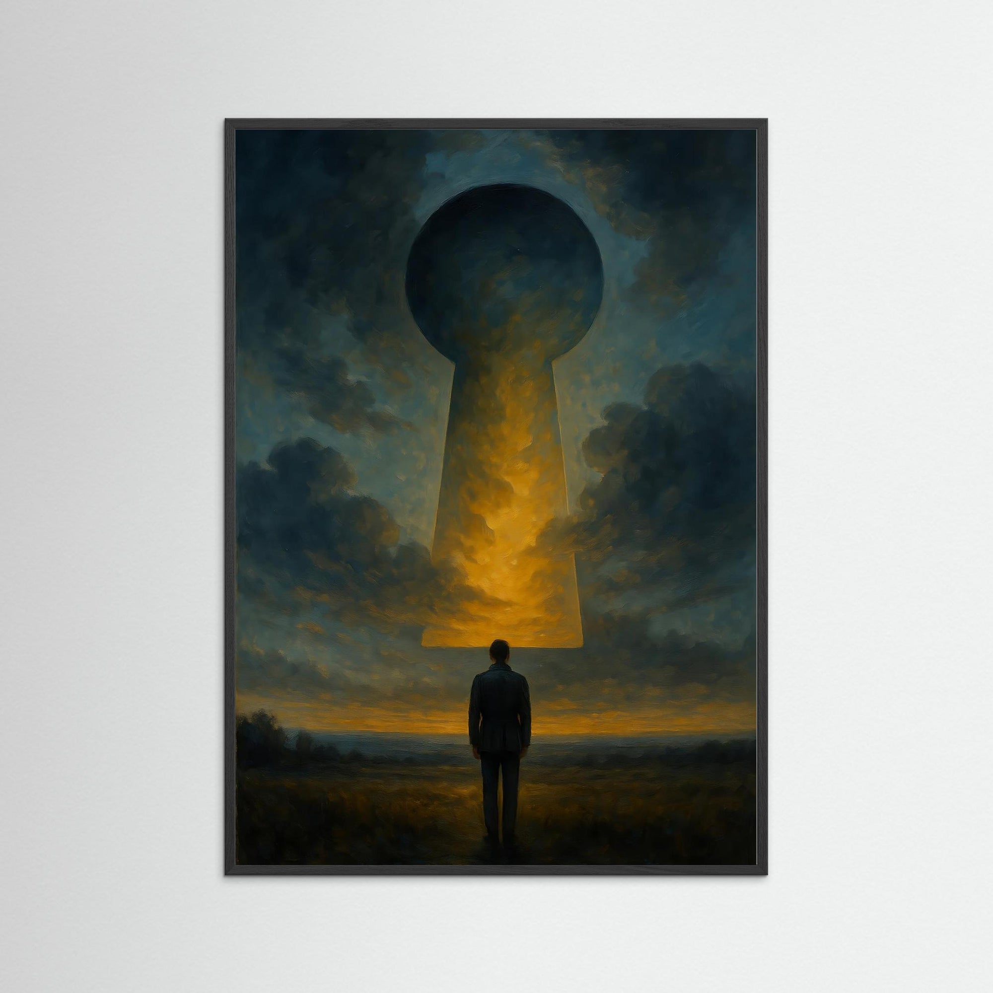 Golden Gateway – AI Art (Print)