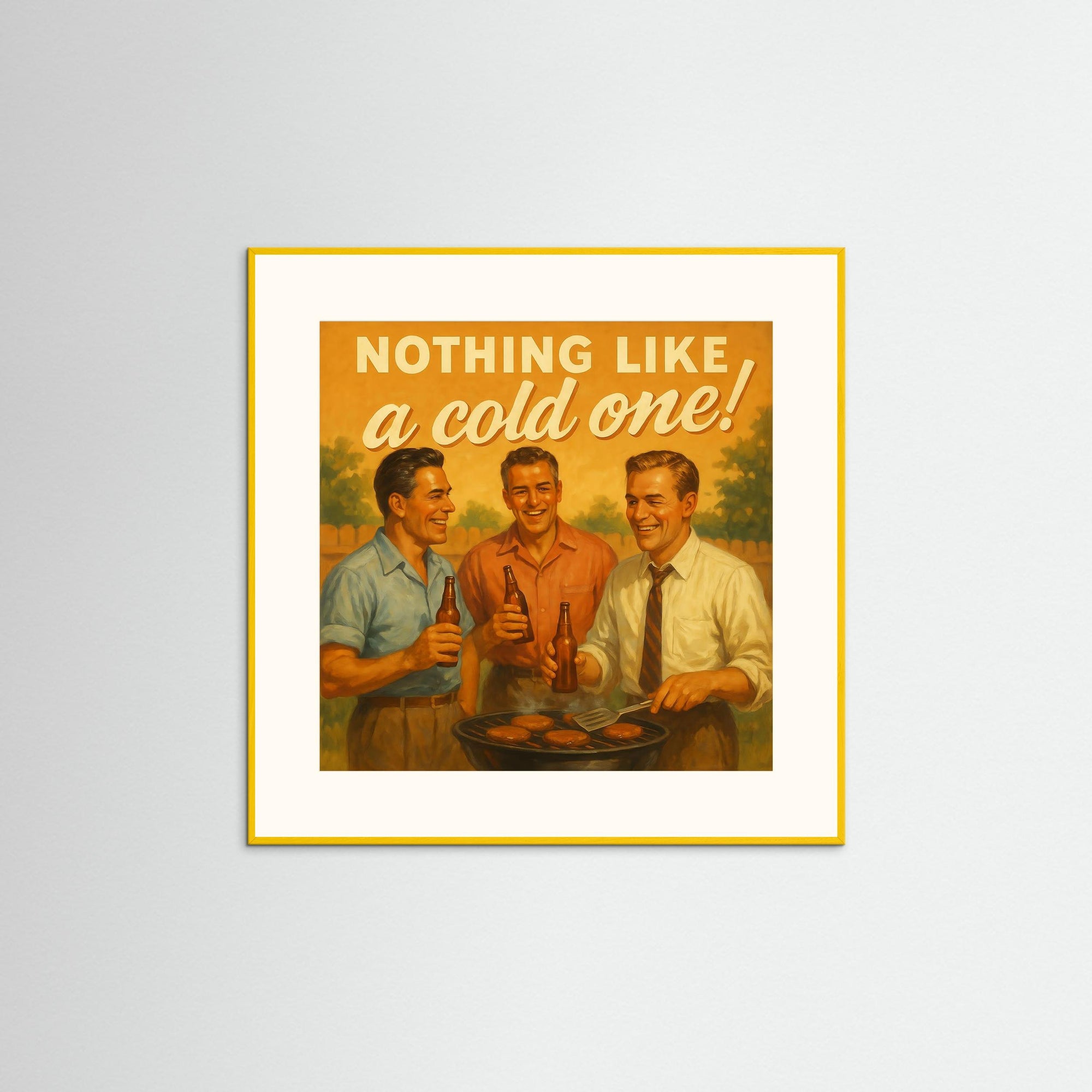 Nothing Like a Cold One! – AI Art (Print)