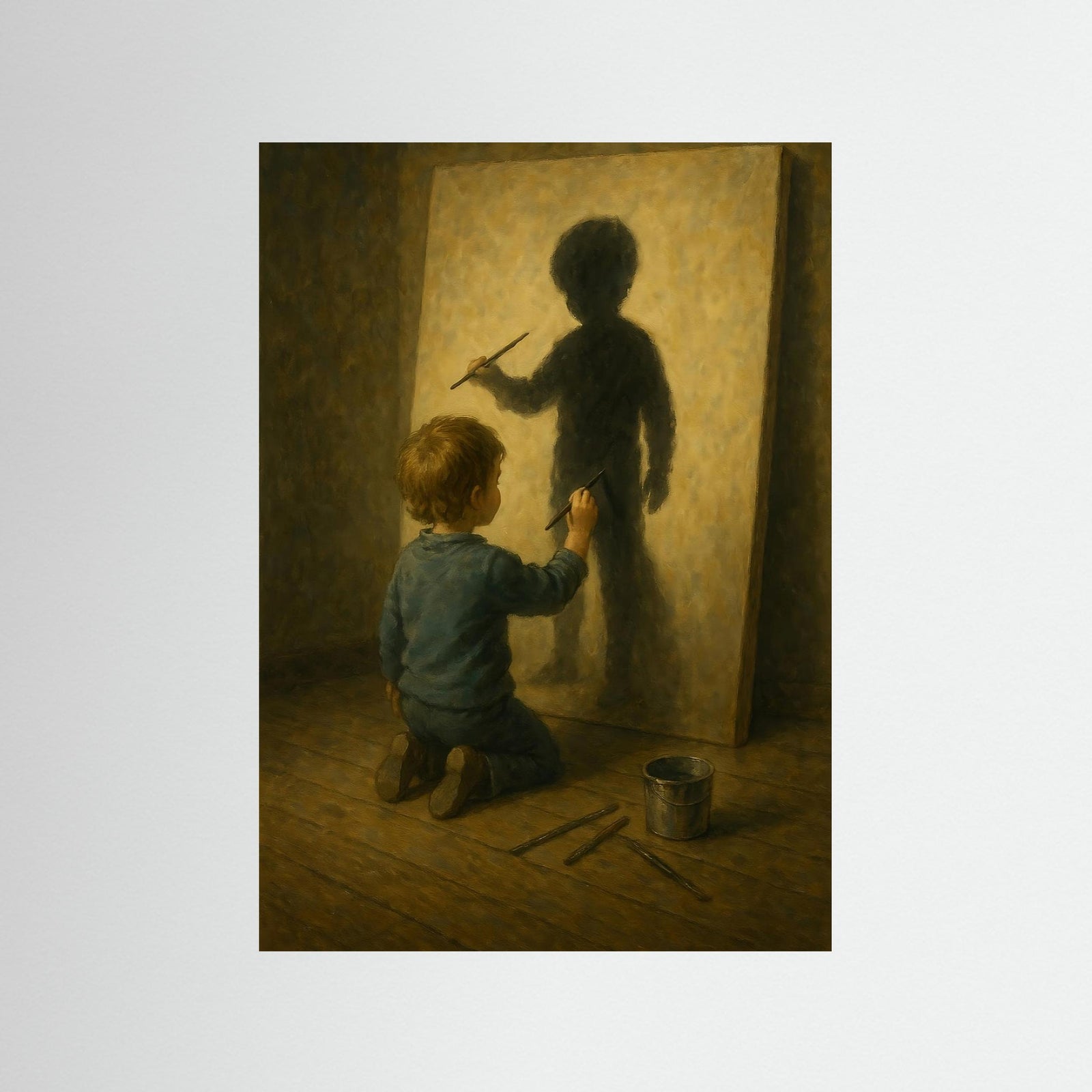 Echo of the Self – AI Art (Print)