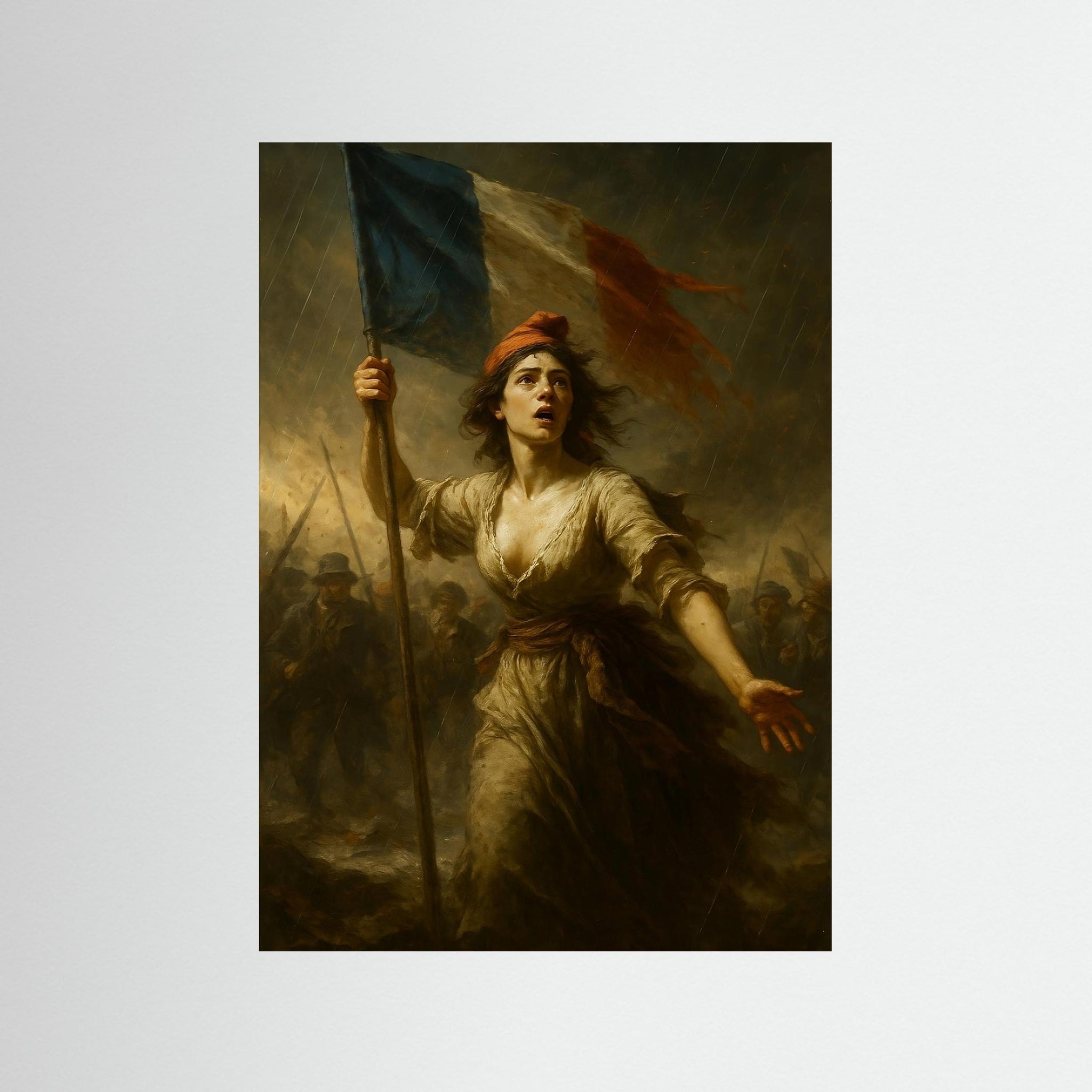 Revolution Flame als rahmenlose Wandkunst