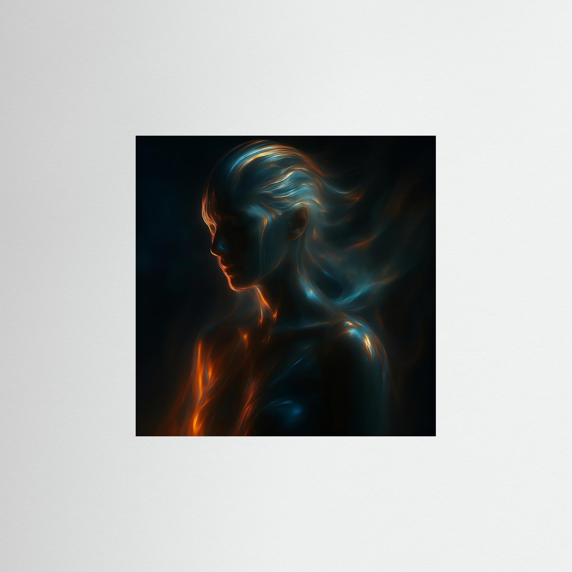 Solaris Glow als rahmenlose Wandkunst