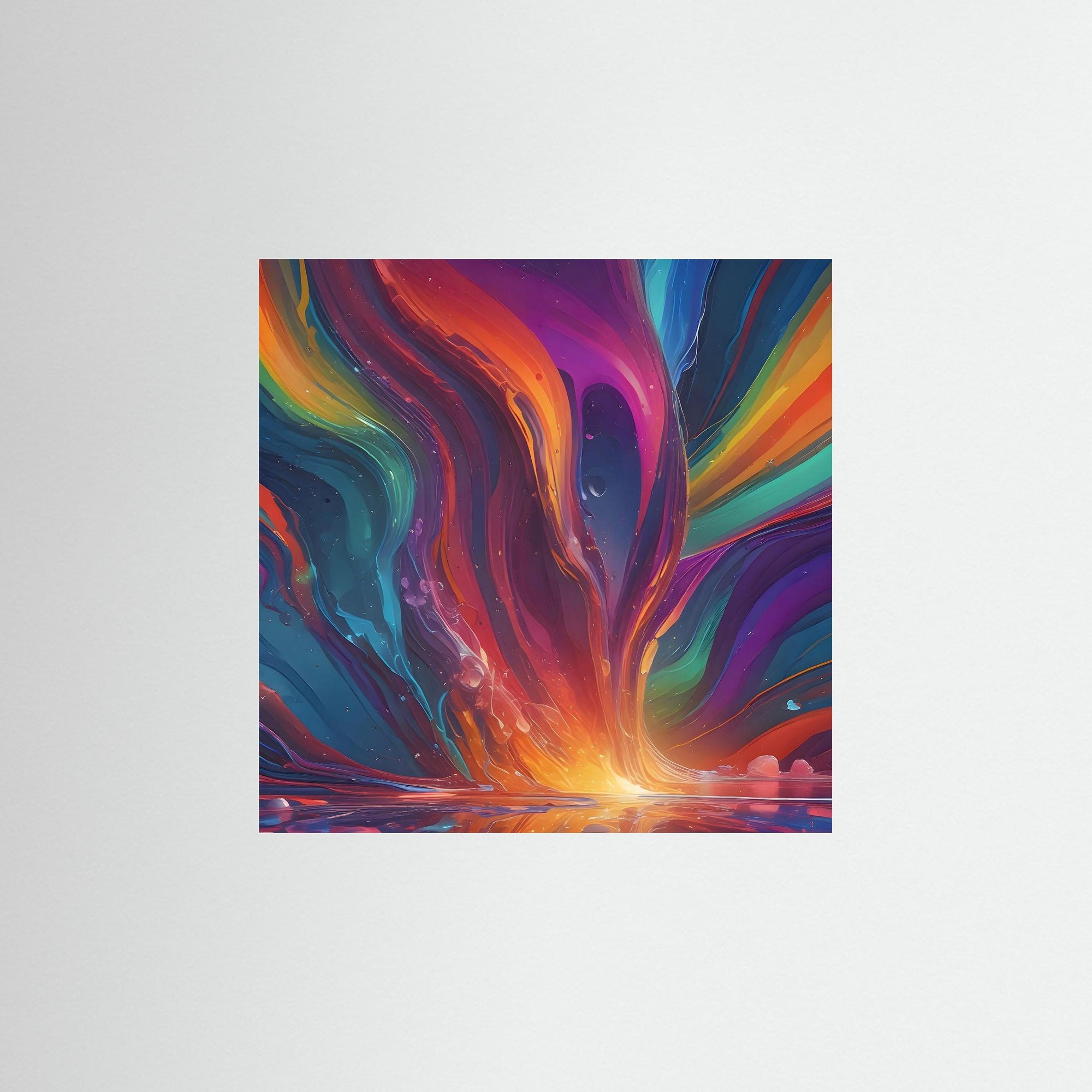Spectrum Vortex als rahmenlose Wandkunst