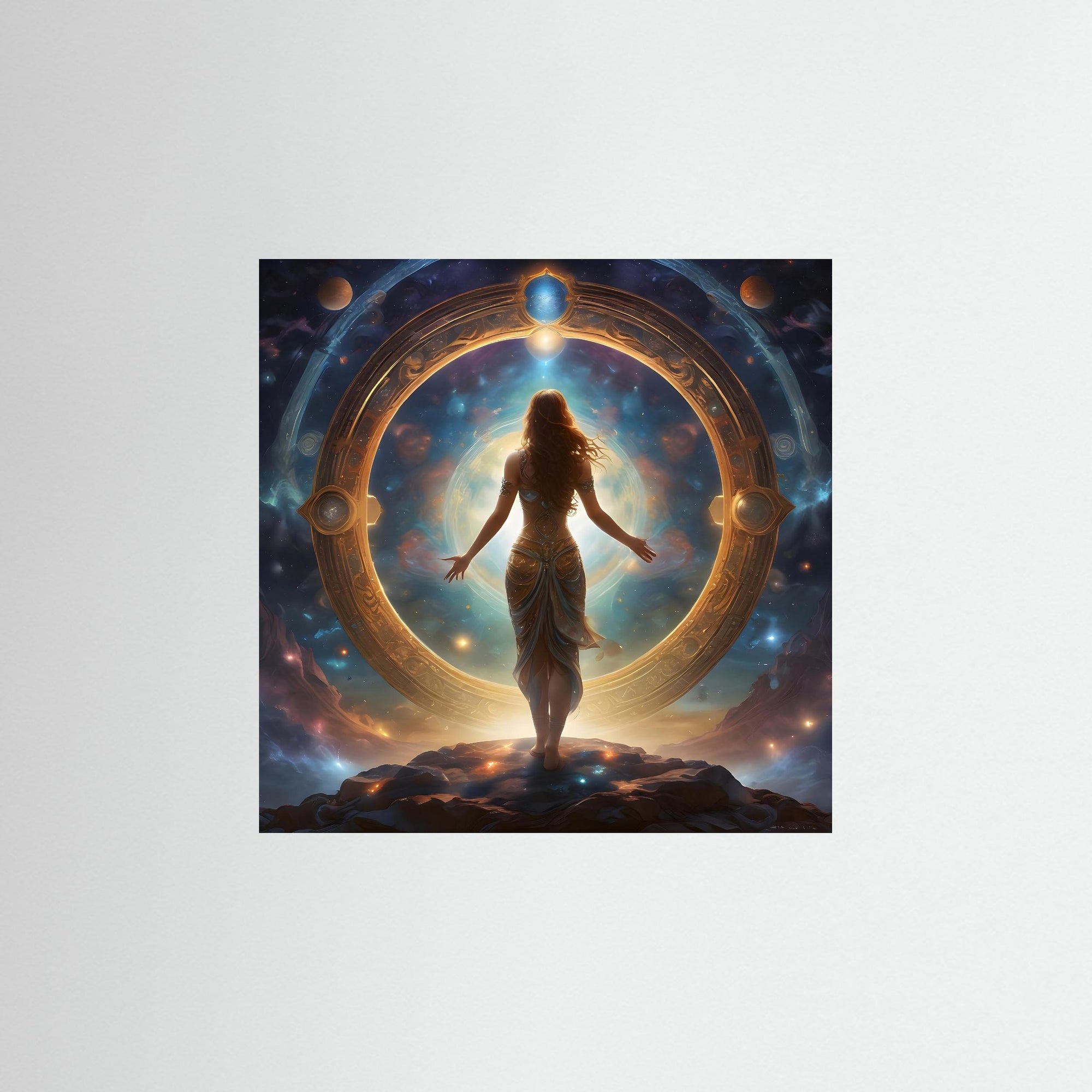 Stargate Oracle als rahmenlose Wandkunst