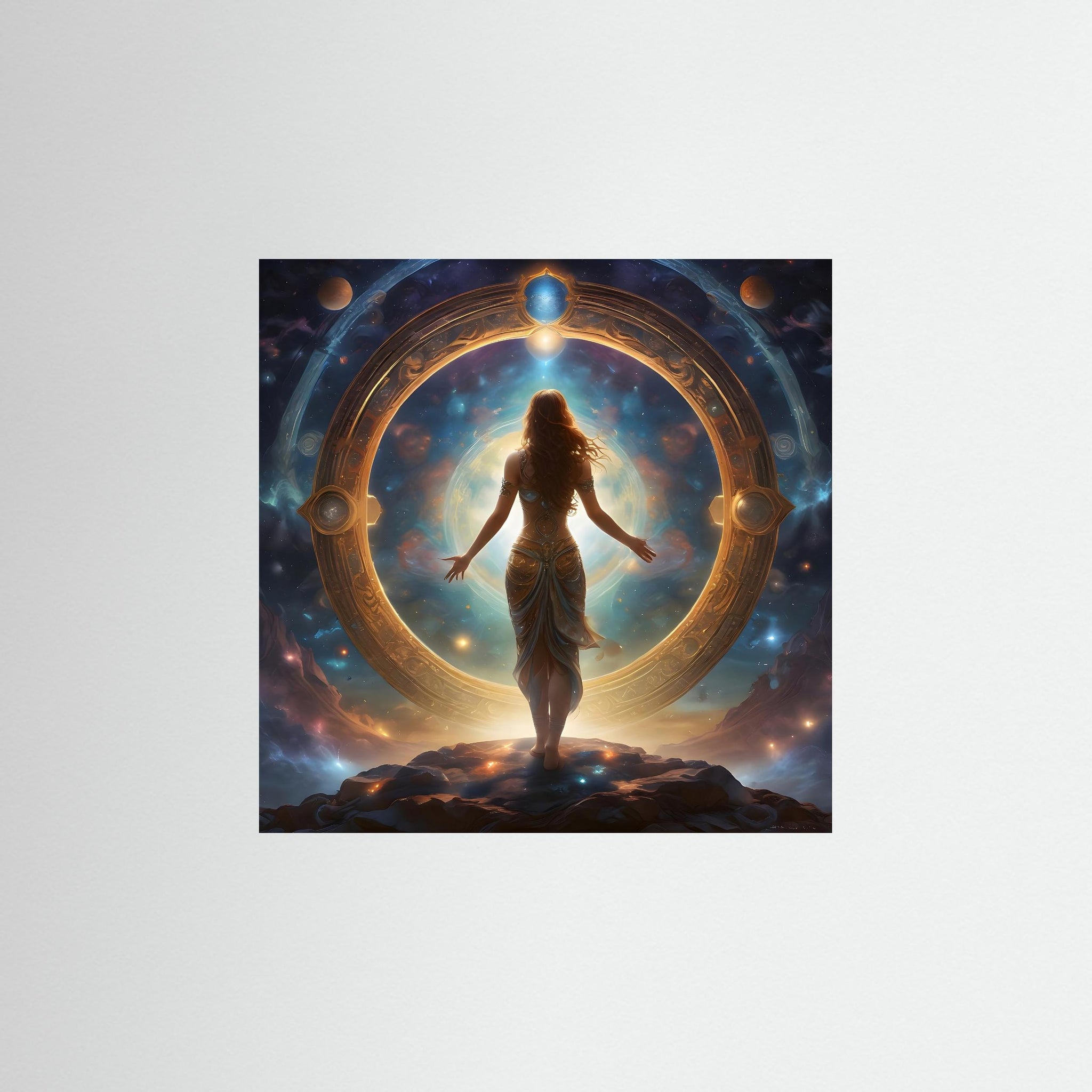 Stargate Oracle als rahmenlose Wandkunst