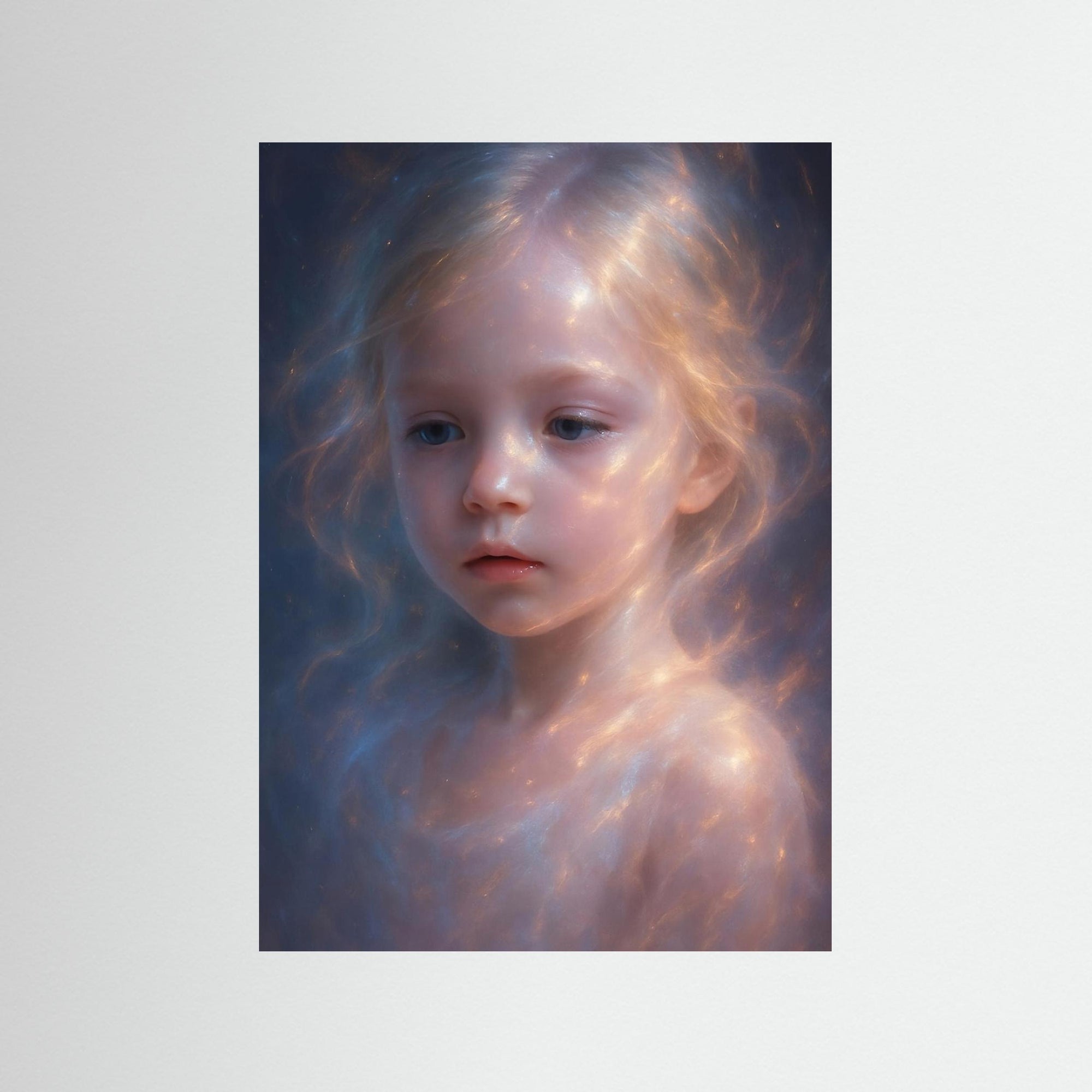 Starlit Child als rahmenlose Wandkunst