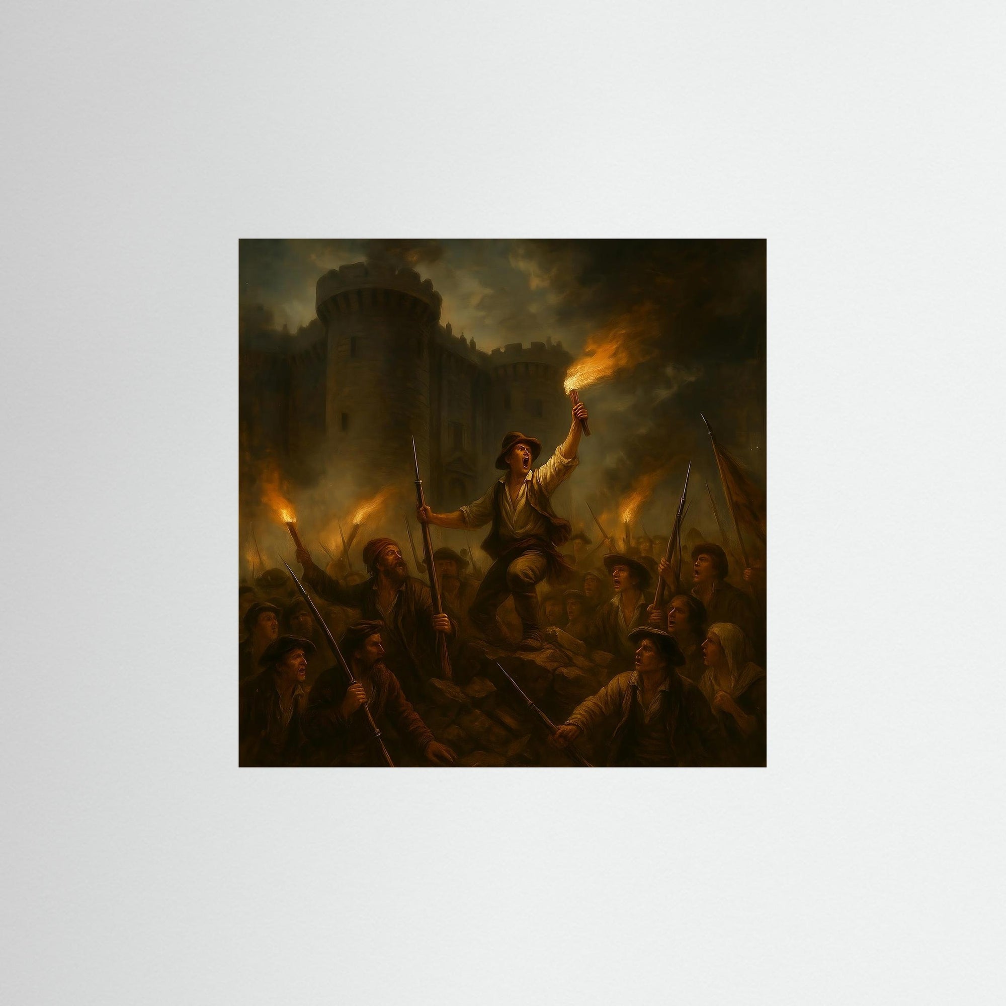 Storm the Bastille als rahmenlose Wandkunst