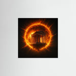 Temple of the Solar Flame als rahmenlose Wandkunst