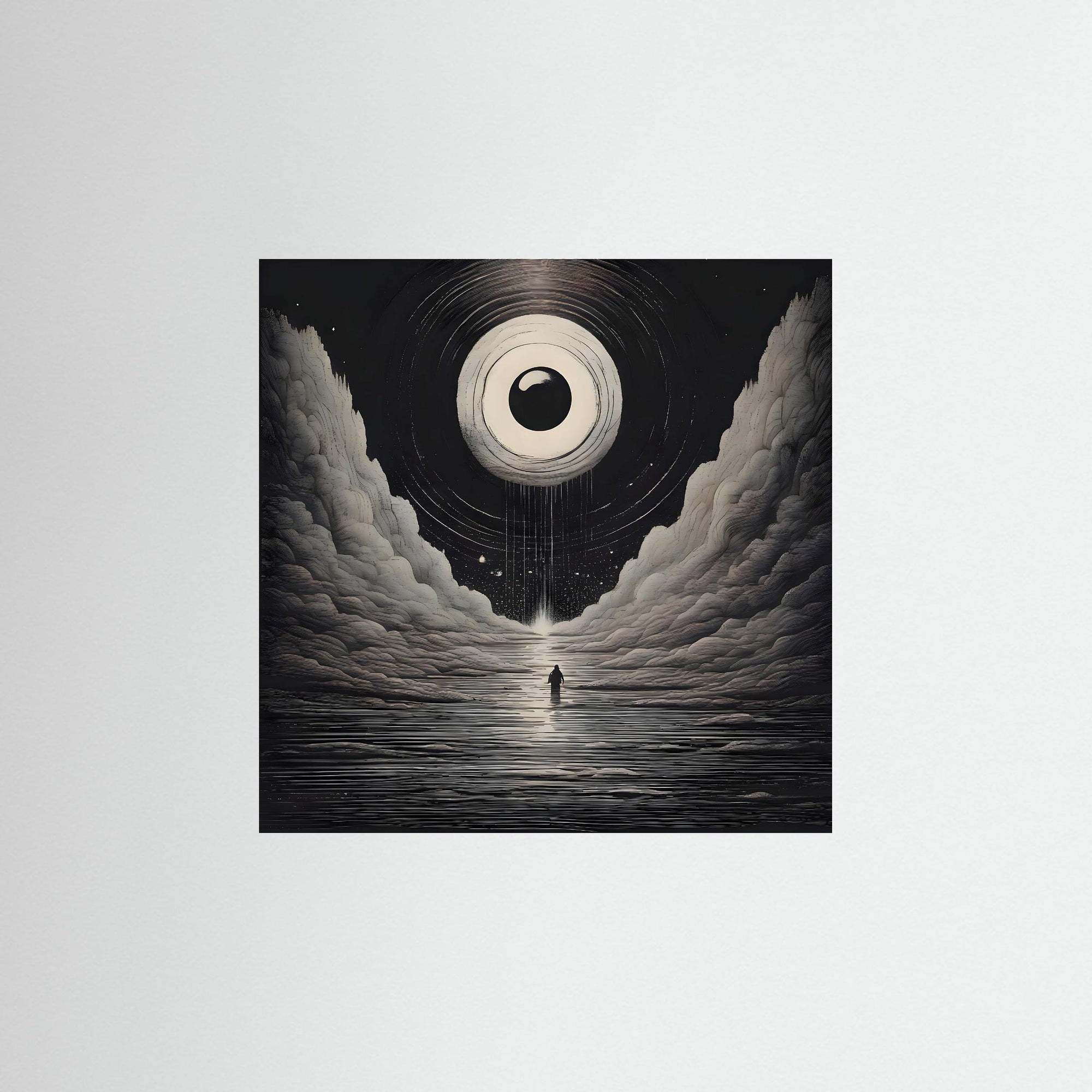 The Cosmic Gaze als rahmenlose Wandkunst