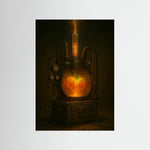 The Heart Engine als rahmenlose Wandkunst