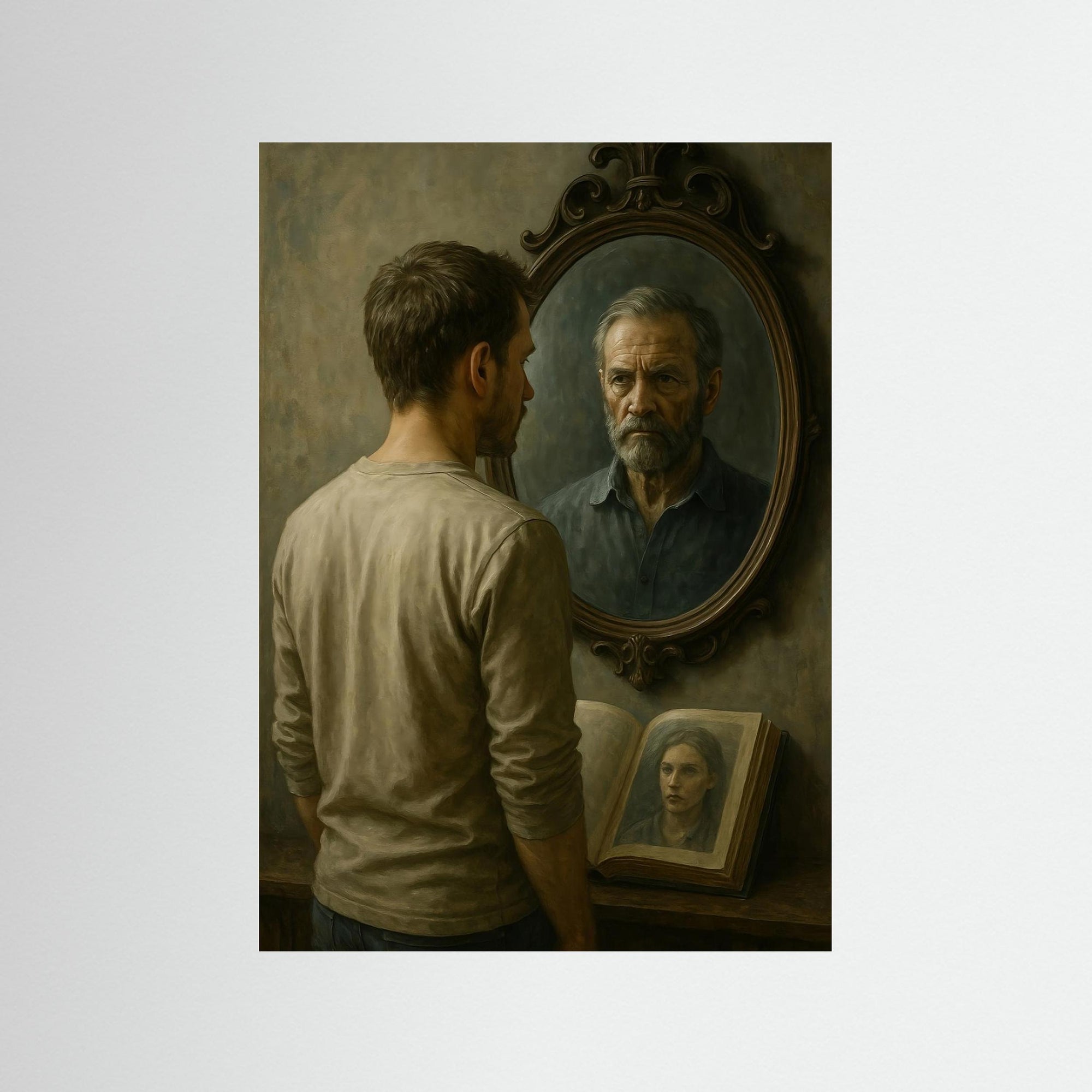 The Mirror Remembers als rahmenlose Wandkunst