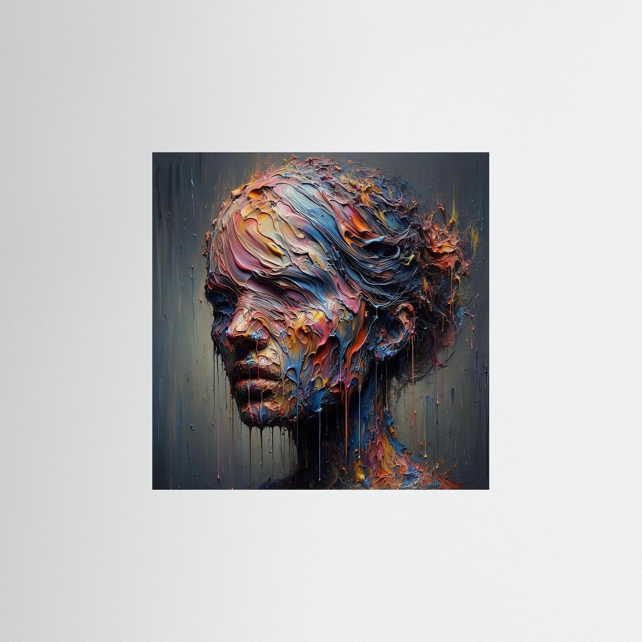 The Painted Mind als rahmenlose Wandkunst