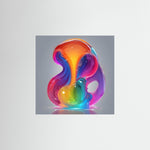 The Pulse of Color als rahmenlose Wandkunst