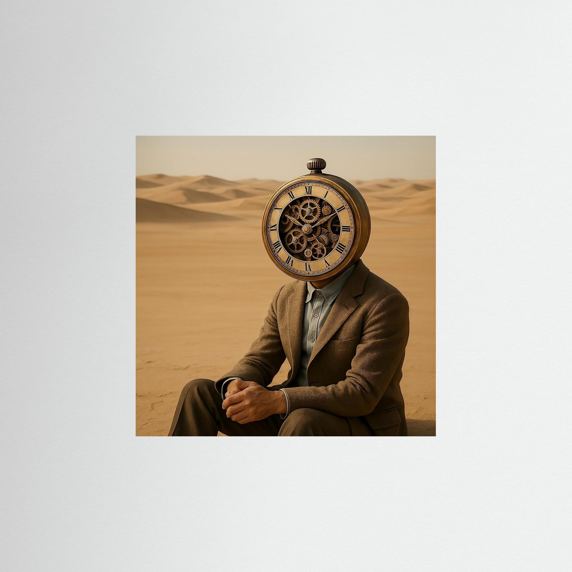 Timebound Identity als rahmenlose Wandkunst