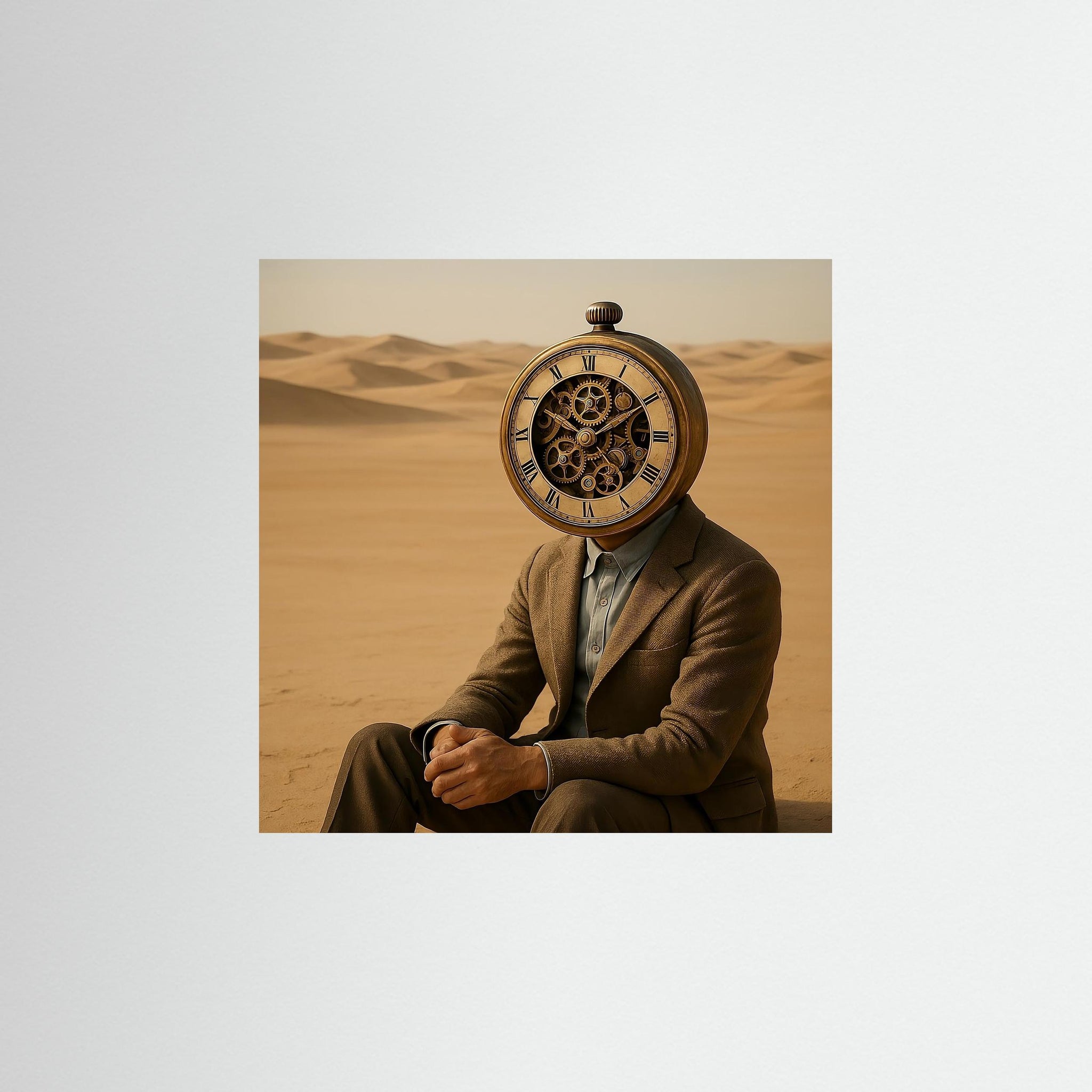 Timebound Identity als rahmenlose Wandkunst