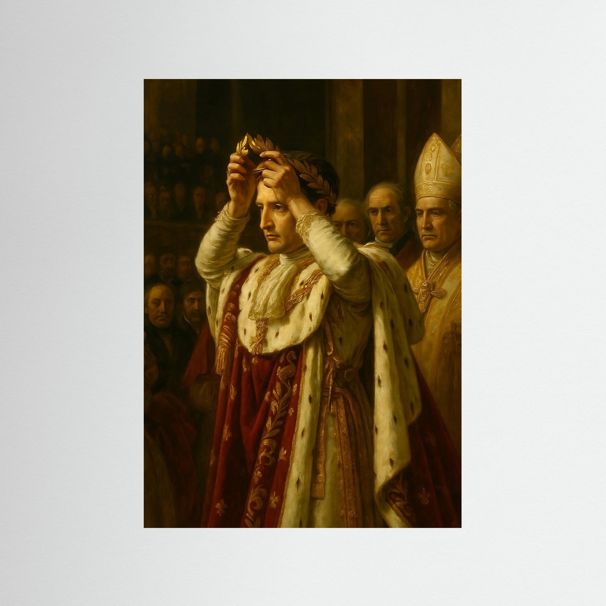 Napoleon Crowned – AI Art (Print)
