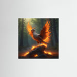 Burning Wings – AI Art (Print)