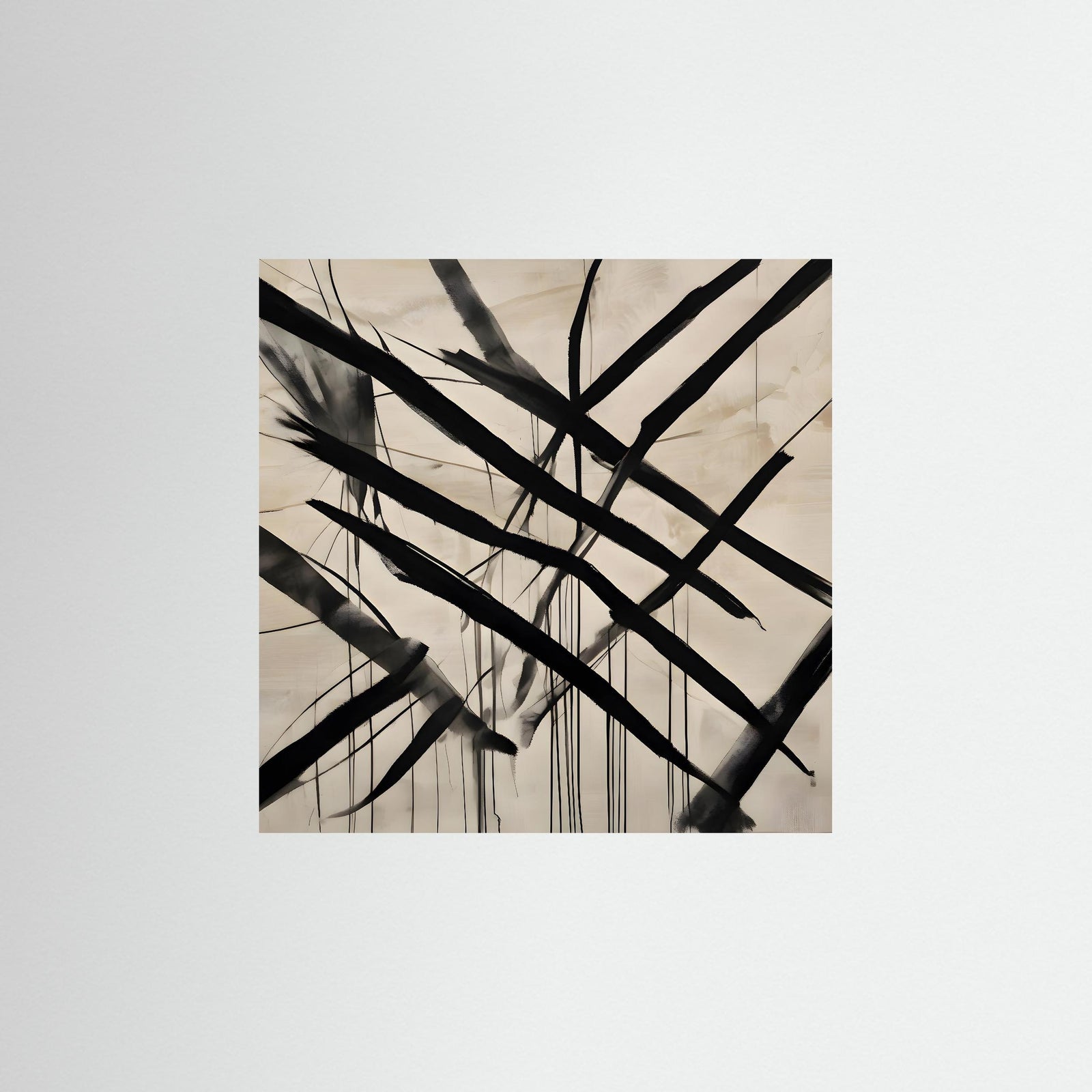 Fragments of Control – AI Art (Print)