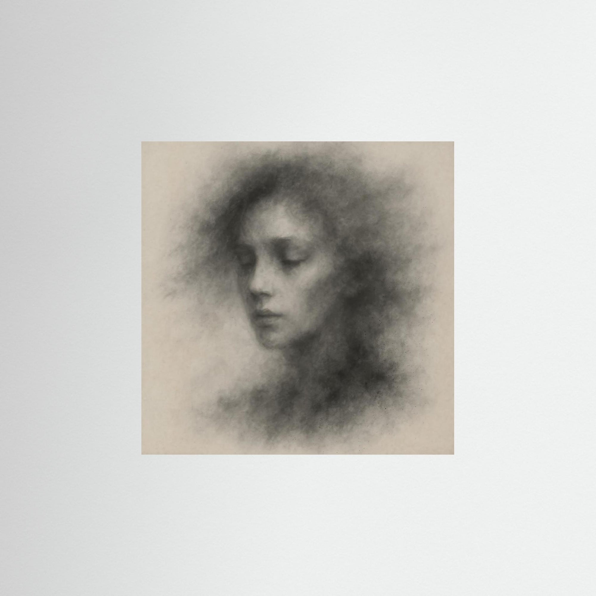 Veil of Silence als rahmenlose Wandkunst