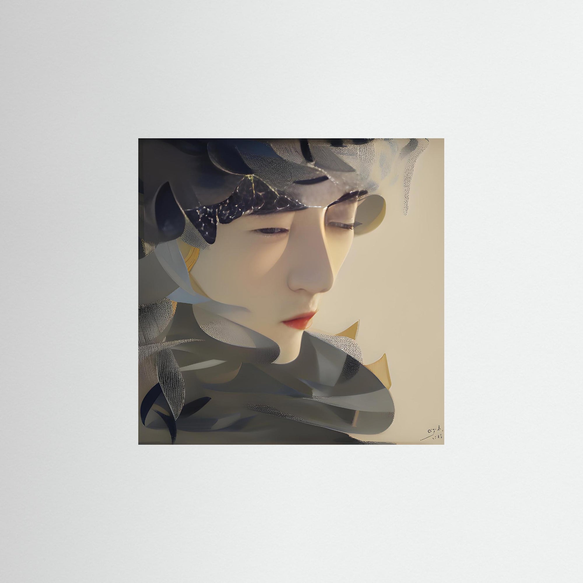 Whispers of Porcelain als rahmenlose Wandkunst