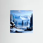 Winter Landscape als rahmenlose Wandkunst
