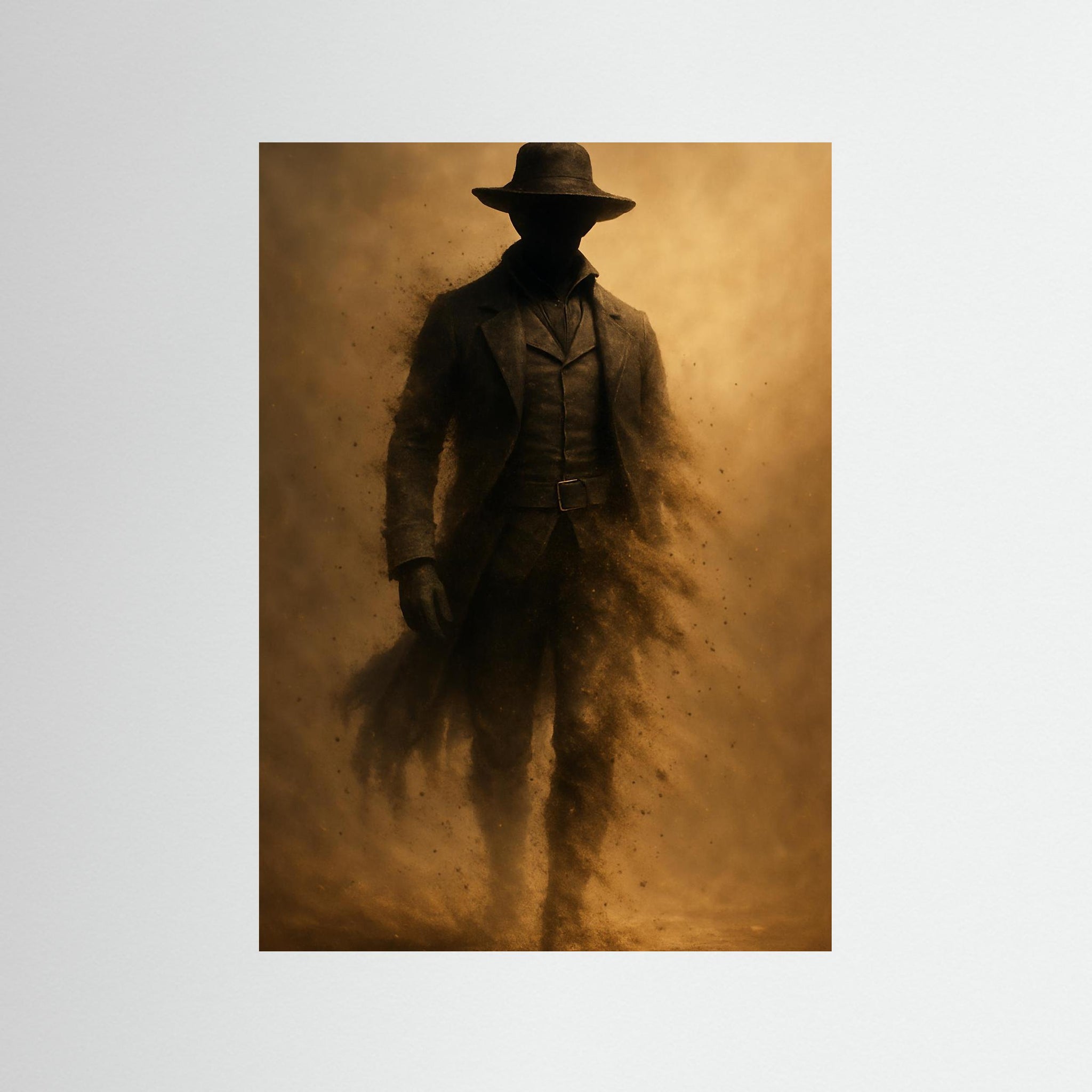 Wyatt Earp als rahmenlose Wandkunst