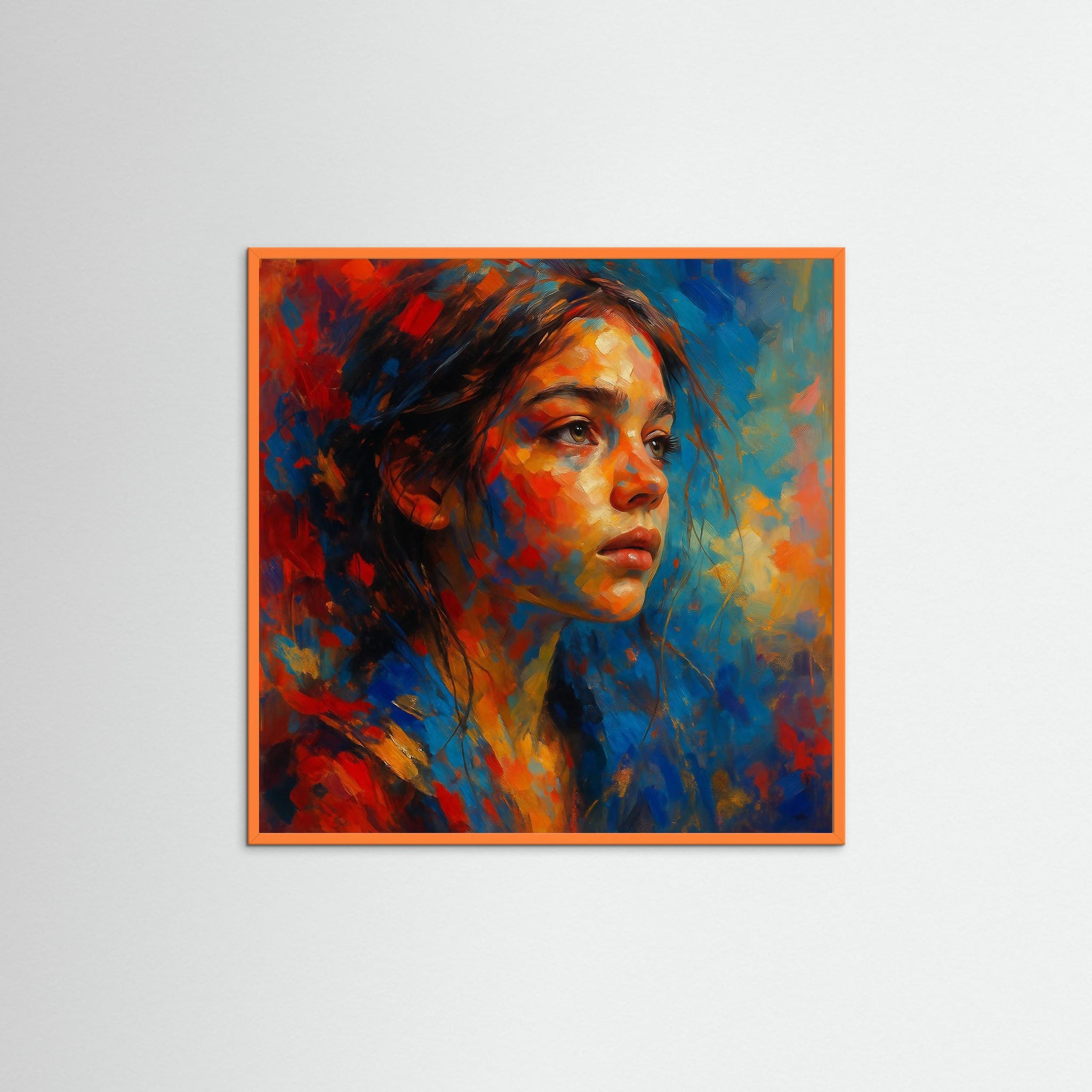 Chromatic Gaze – AI Art (Print)