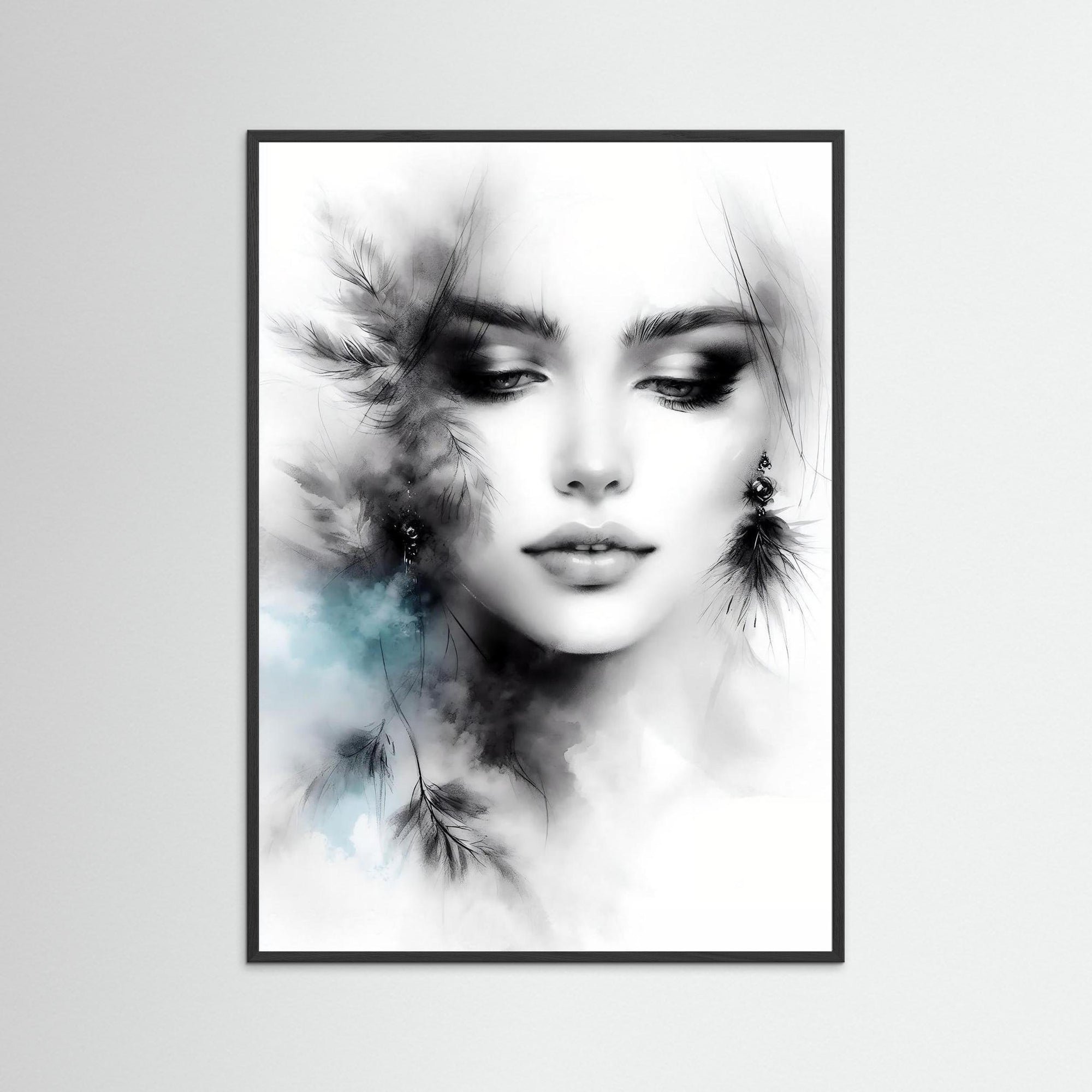 Ink & Air – AI Art (Print)