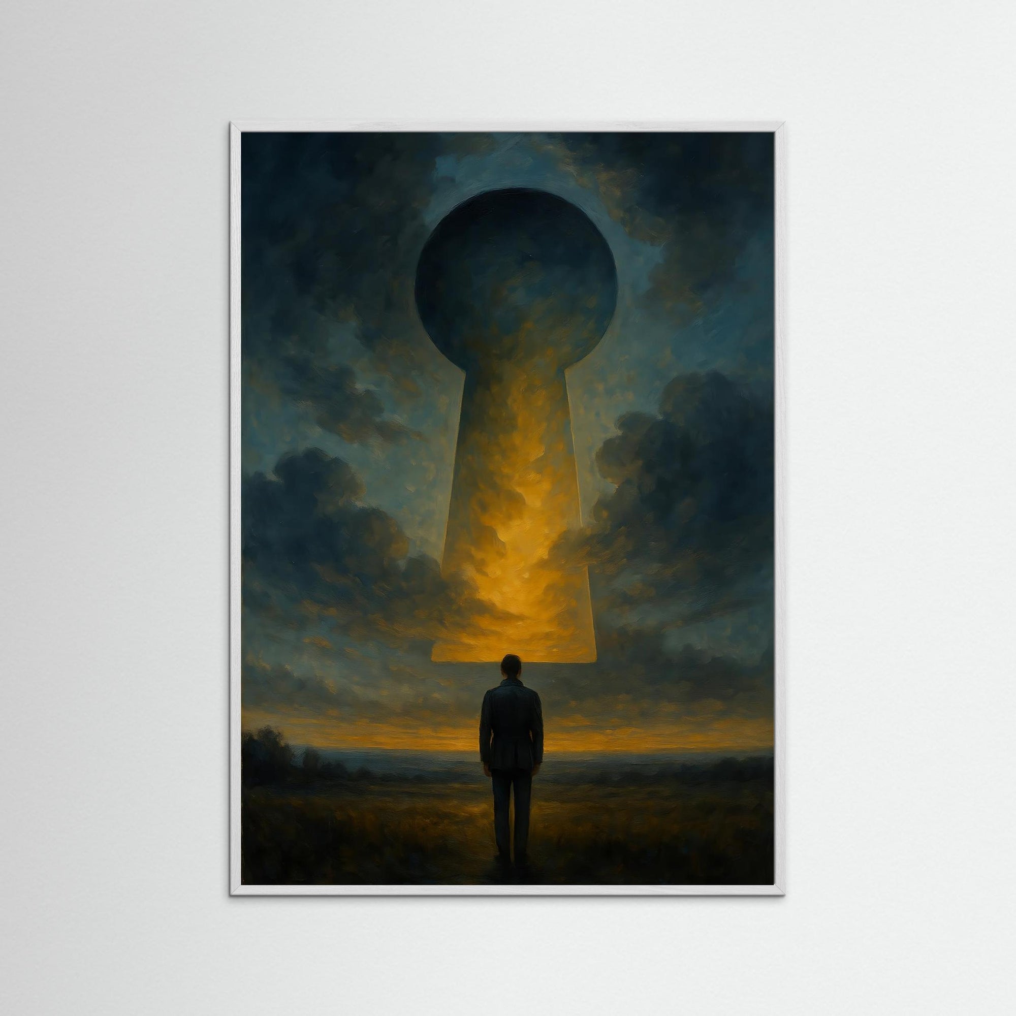 Golden Gateway – AI Art (Print)
